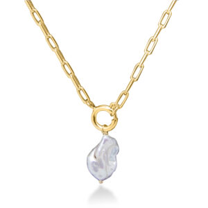 Purity Pearl Link Necklace